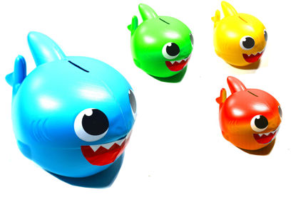 Foto de ALCANCIA BABY SHARK (TIBURON) APG-1105 14X14.5 CMS (72)