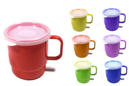 Foto de Taza Plastica  c/t #1 Colores SPparta (0401) T1T  7.8x8.3 cms 8 onz (432)