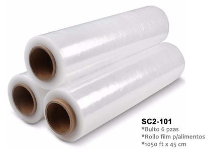 Foto de Plastico adhesivo P/envolver p/alimento SC2-101 1050FTX45CM (6)