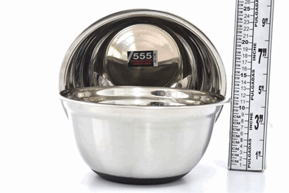 Foto de Tazon Acero Bowl 555 26X12cms GB-26CM 289 gramos