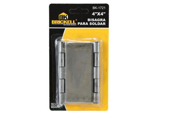 Foto de BISAGRA PARA SOLDAR ACERO 4 X 4" 1.6MM BK-1721 BRICKELL 