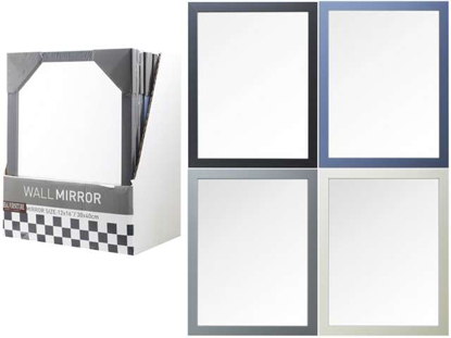 Foto de ESPEJO RECTANGULAR 34X44CMS N19-04843 MARCO COLORES