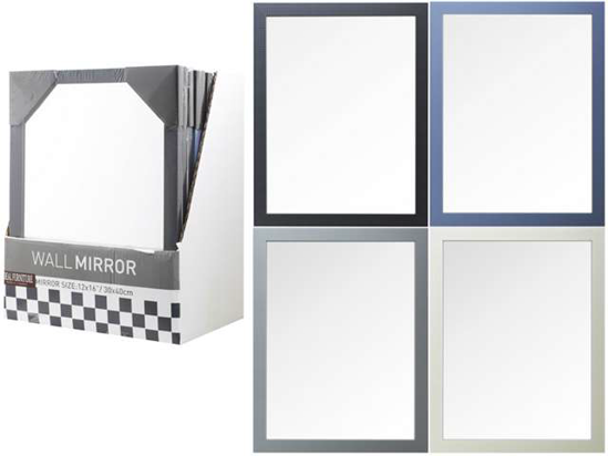 Foto de ESPEJO RECTANGULAR 34X44CMS N19-04843 MARCO COLORES