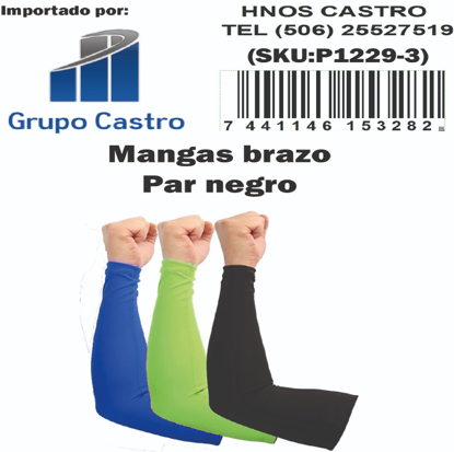Foto de MANGAS BRAZO PAR VERDE NEON 