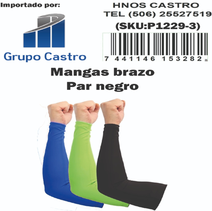 Foto de MANGAS BRAZO PAR VERDE NEON