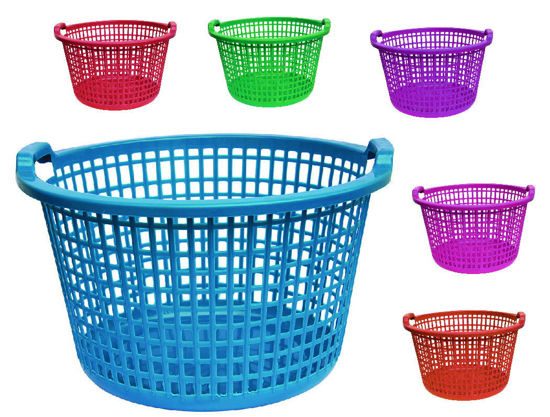 Foto de Cesto Redondo Calado CANA01 Stampo 47x27 cms 30 Ltrs (12)