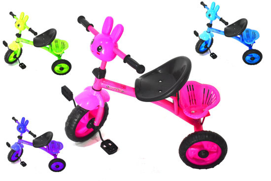 Foto de TRICICLO 303 CONEJO CELESTE 1-4AÑOS (2 BATERIAS AAA)