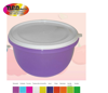 Foto de Recipiente redondo #3 hermetico c/t 1.86ltrs1HERM3R 19diam,11.5alt cms (96) neoplast 