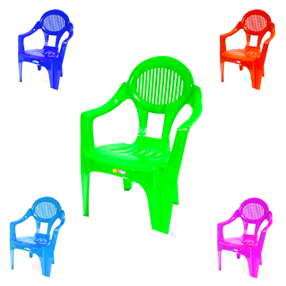 Foto de Silla Infantil c/brazo Neoplast Fucsia 34anc,26 fond,55 alt cms