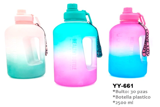 Foto de BOTELLA AGUA YY-661 2500ML PLASTICA (30)