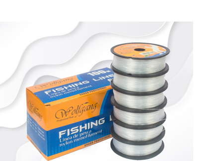 Foto de Hilo Nylon p/pescar  FN-0.70MM 100M/110YD 45 libras wolfgang (6)