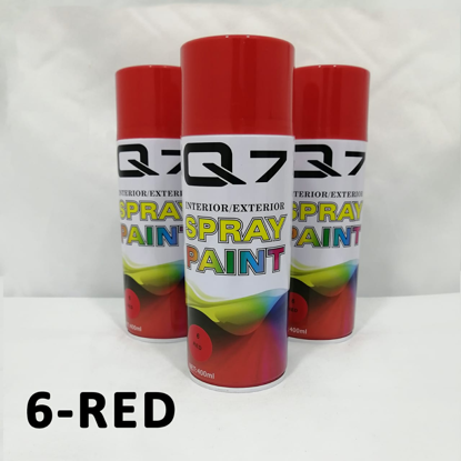 Foto de SPRAY Q7 6-RED ROJO BRILLANTE 400ML(12)