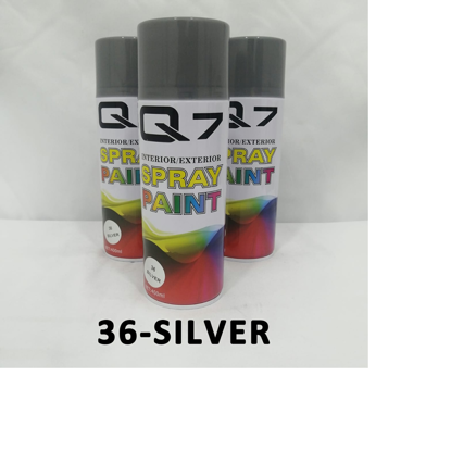 Foto de SPRAY Q7 36-SILVER GRIS ALUMINIO 400ML(12)