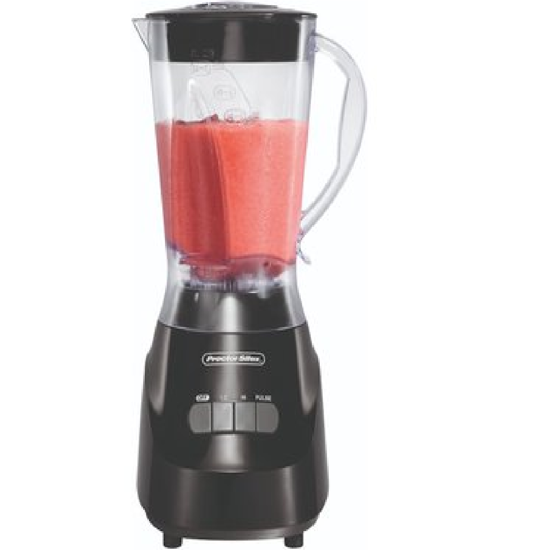Foto de Licuadora ProctorSilex  2vel, Vaso Plast PS58137 negra 600watts 56onz