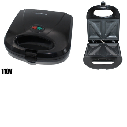 Foto de SANDWICHERA OSKA OSKSM206WC1/2SLICES NEGRO DOBLE LUZ INDICADORA(8)