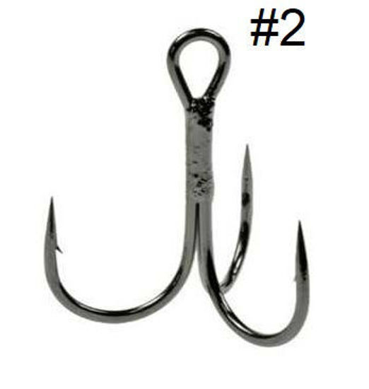 Foto de ANZUELO PARA PESCA PIÑA-TRIPLE #2 (3.2cm)SET 100PCS  MBQ2608