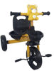 Foto de TRICICLO PARA BEBE CON RESPALDAR AMARILLO  MAQ26010 (2 BATERIA AAA) (5)HAPPY BABY