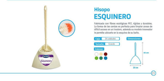 Foto de LIMPIADOR SERVICIO CABEZAL HISOPO C/BASE  ESQUINERO HIS002 (60) LORITO