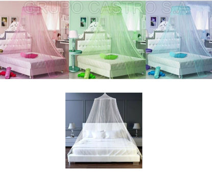 Foto de Toldo mosquitero individual M7R1576 1.5X1.8mts colores  twin size (500)
