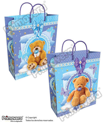 Foto de SET 12 Bolsa Regalo Bebe "S" BB-S15X12cms D-116