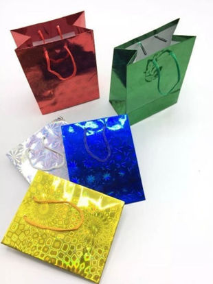 Foto de Set 12 bolsa regalo L 39x30cms Brillante 1396