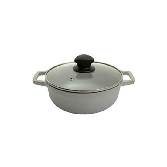 Foto de Olla Bombeada fundido c/t vidrio Mega 24cms MCCALD24-M