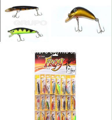 Foto de Anzuelos Señuelo Pesca Set 24 pcs N1D2604 FROG HUANGXIN (30)