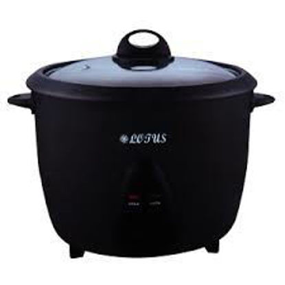 Foto de OLLA ARROCERA LOTUS NEGRA LT-C1119 10TAZAS 1.8LTS