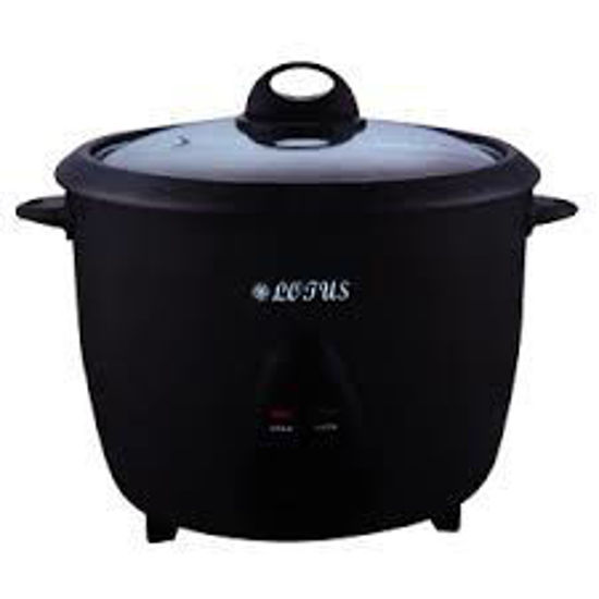 Foto de OLLA ARROCERA LOTUS NEGRA LT-C1119 10TAZAS 1.8LTS