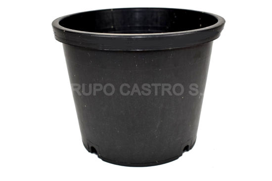 Foto de MACETA CAPTUS NEGRO 7ancx8alt cms 8020022799 SALVAPLASTIC