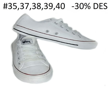Foto de TENIS WAX BLANCA WX1622-L#35,37,38,39,40