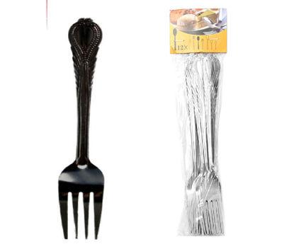 Foto de Tenedor Acero Set 12 Uds Blister 17.5 cms GET14-01 (100)