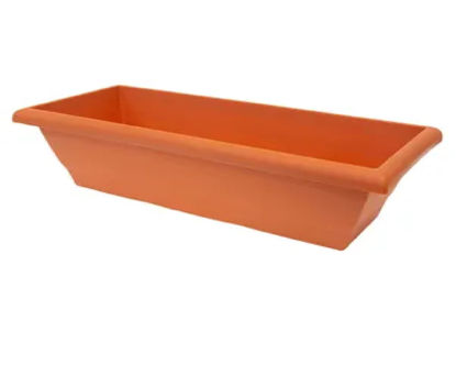 Foto de Maceta rectangular #1 (24)  terracota 0127 20.5x48x15.5cms 9litros