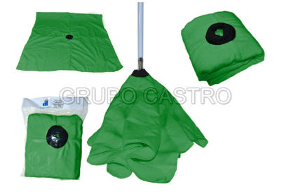 Foto de PAÑO MICROFIBRA DE PISO 80CMX80CM VERDE