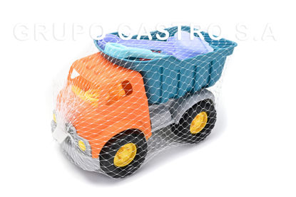 Foto de Set Playa Camion Vagoneta 5 pcs c/Accesorios 588-1 GET02-02 30x18x17cms (45)