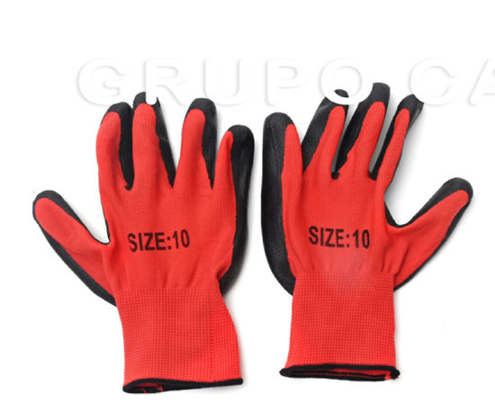 Foto de Guante Industrial Latex rojo10" Unitalla GET10-02 (600)