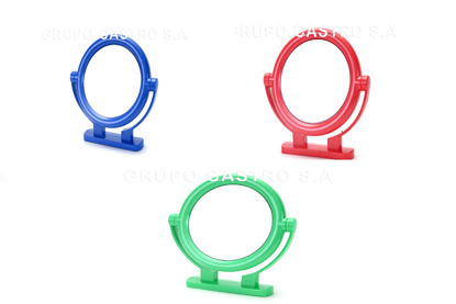Foto de Espejo doble cara redondo marco plastico 18 cms GET68-07 (96)