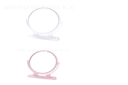 Foto de Espejo doble cara redondo marco plastico 2217 jinyang GET68-08 /15cms (120)