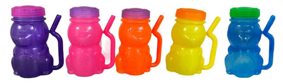 Foto de BOTELLA AGUA SORBITO DINOSAURIO APG-1155 400ML (144) ALCAPLAST 14al x 8an cms