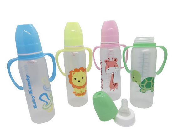 Foto de Biberon 8 onz Kandy c/agaradera 20alt,5.3 cms Doriplast (72)