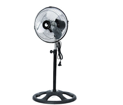 Foto de Ventilador Pie 10" Negro malla aspa metal GRUPO CASTRO  GET50-02 (4)