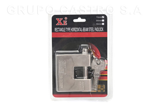 Foto de Candado XE Blister 74mm Seguridad Anticizalla (4 llaves)  GET11-05 (24)