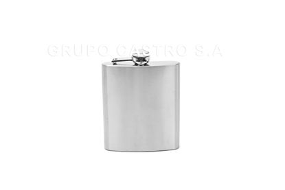 Foto de Botella Bolsillo 8 onz/0.23ml Licor o Vino Aceo Inox GET30-06 (100)