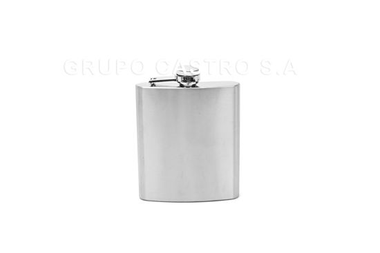Foto de BOTELLA BOLSILLO 8onz/0.23ml LICOR O VINO ACERO INOX  GET30-06 (100)