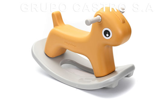 Foto de CABALLITO BALANCIN AMARILLO/GRIS NighHor GET32-05 (4) 57cm largo X 38 alto