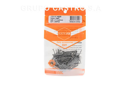 Foto de Clavo c/cabeza 1" Blister 200 pcs KKYJIA K620 (1,5X25mm) GET59-09 (288)