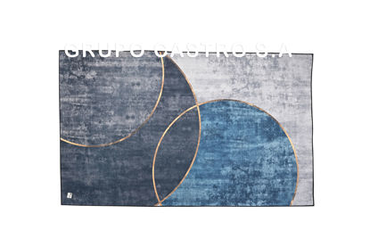 Foto de Alfombra Polyester 120X180 cms circulos/gris,verde,negro GET69-05 (20)