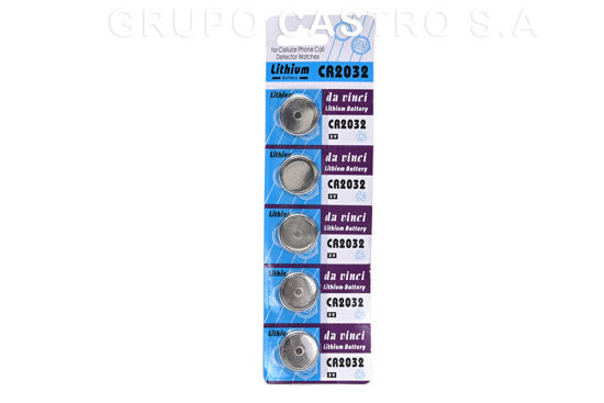 Foto de BATERIAS LITIO SET 5PCS DA VINCI CR2032 3V GET73-02 (1000)