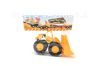 Foto de Tractor Back Hoe Construccion Amarillo 18,5 lagx11 alt cms 888-3 GET05-13 (120)