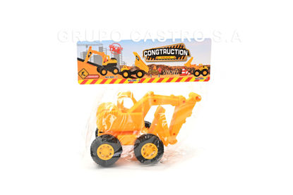 Foto de Tractor Escavador Amarillo 18,5 largx11,5alt cms 888-1 GET05-15 (120)